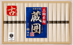 手延べ素麺独特のコシ